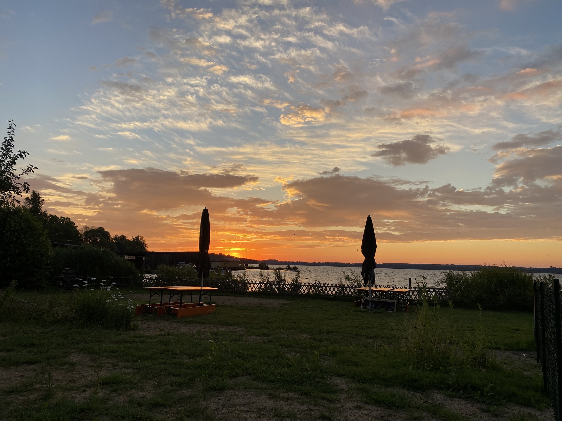 Sonnenuntergang am Schweriner See